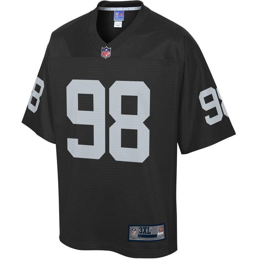 Las Vegas Raiders Maxx Crosby Big Tall NFL jersey front view