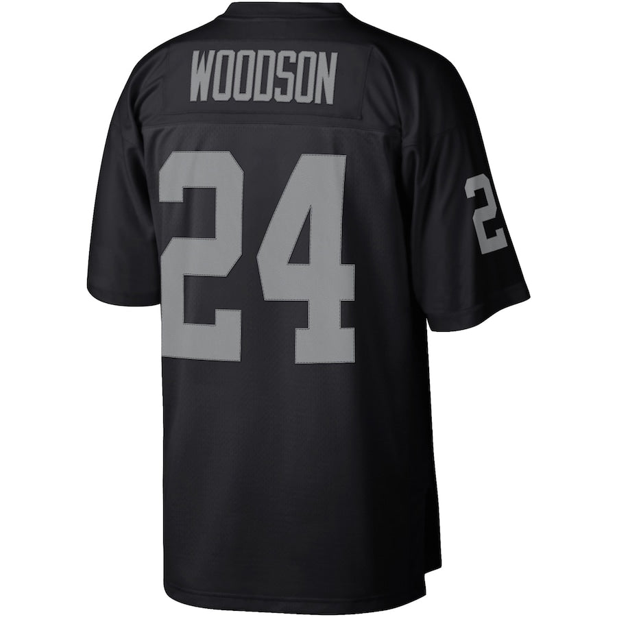Las Vegas Raiders Charles Woodson Legacy NFL jersey front view