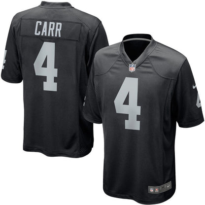 Las Vegas Raiders Derek Carr NFL jersey front view