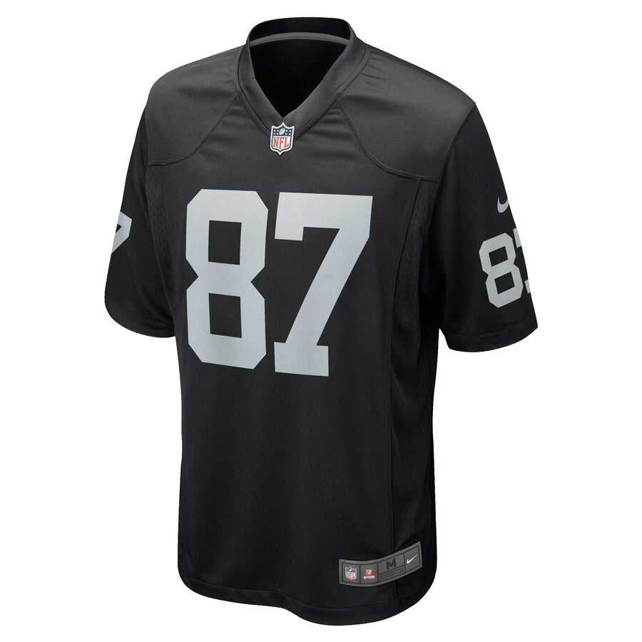 Las Vegas Raiders Foster Moreau NFL jersey front view