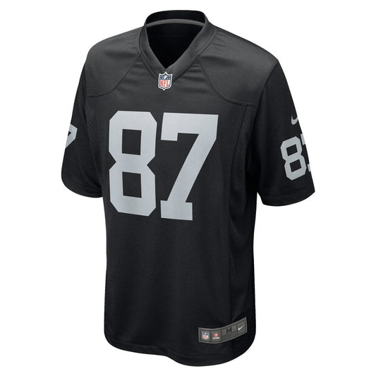 Las Vegas Raiders Foster Moreau NFL jersey front view