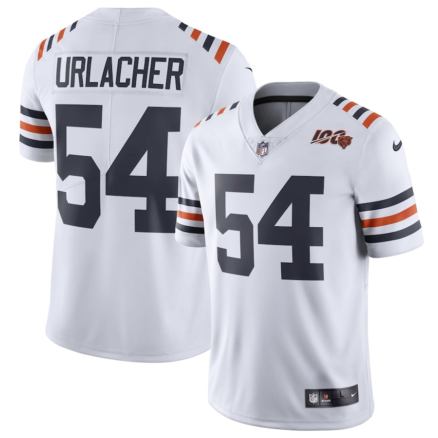 Chicago Bears Brian Urlacher 100th Season NFL jersey front view