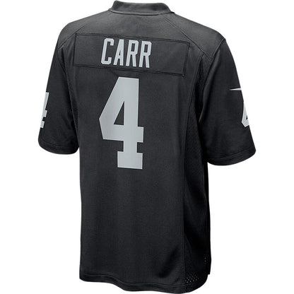 Las Vegas Raiders Derek Carr NFL jersey front view