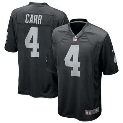 Las Vegas Raiders Derek Carr NFL jersey front view