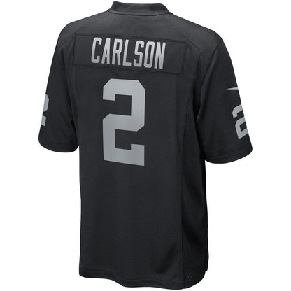 Las Vegas Raiders Daniel Carlson NFL jersey front view