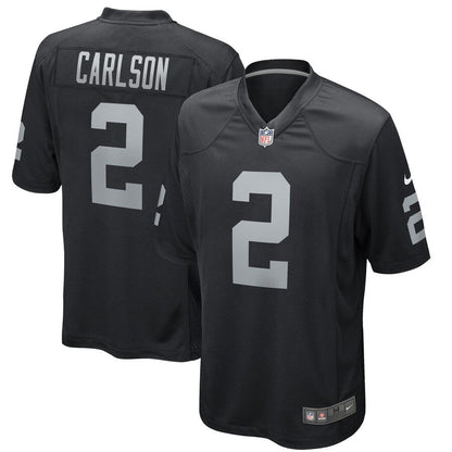 Las Vegas Raiders Daniel Carlson NFL jersey front view