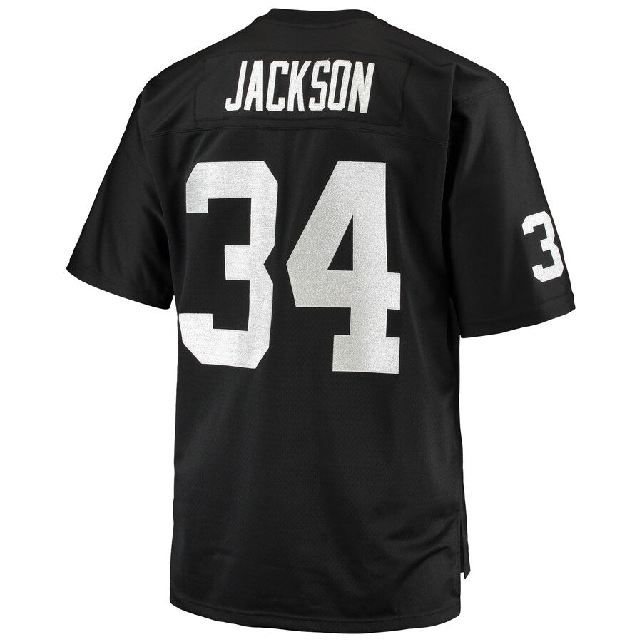 Las Vegas Raiders Bo Jackson Big Tall NFL jersey front view