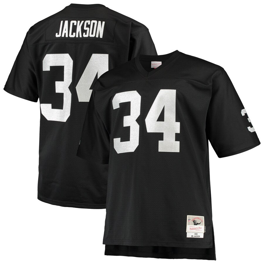 Las Vegas Raiders Bo Jackson Big Tall NFL jersey front view
