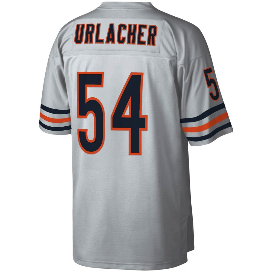 Chicago Bears Brian Urlacher Platinum 100 Legacy NFL jersey front view