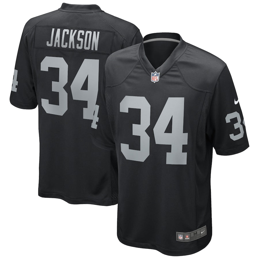 Las Vegas Raiders Bo Jackson NFL jersey front view