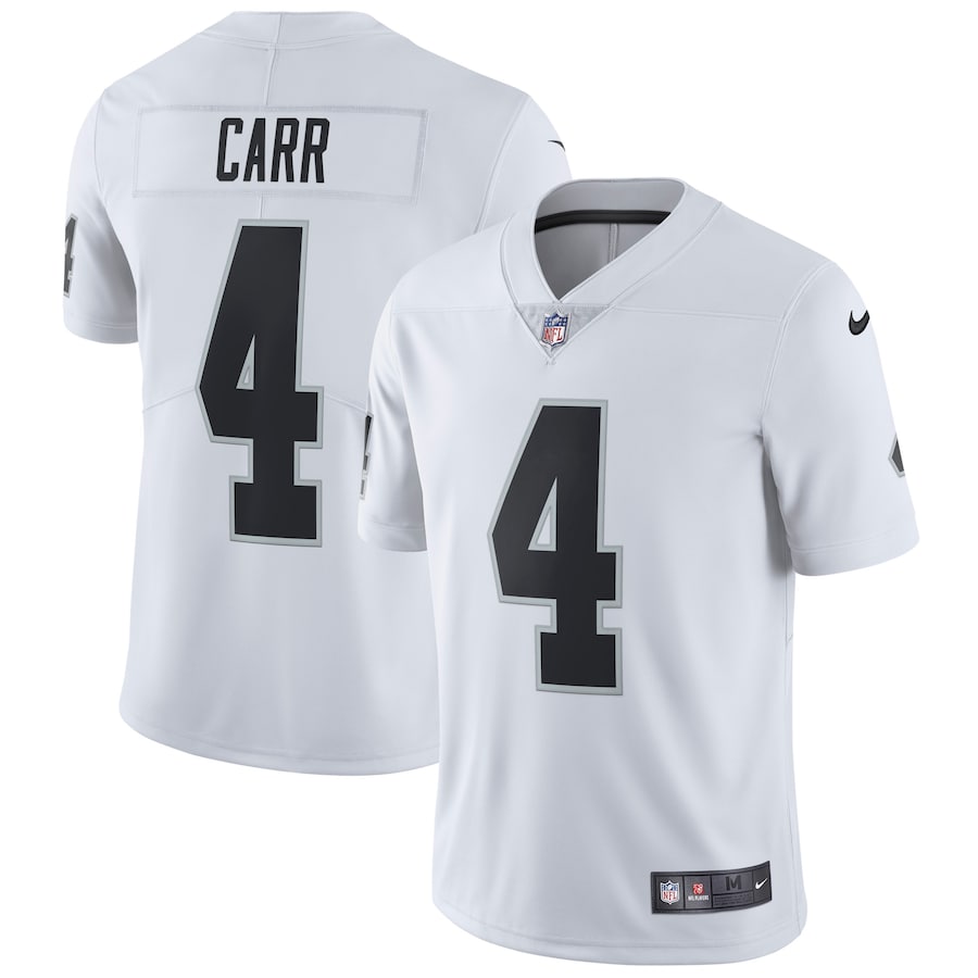 Las Vegas Raiders Derek Carr NFL jersey front view