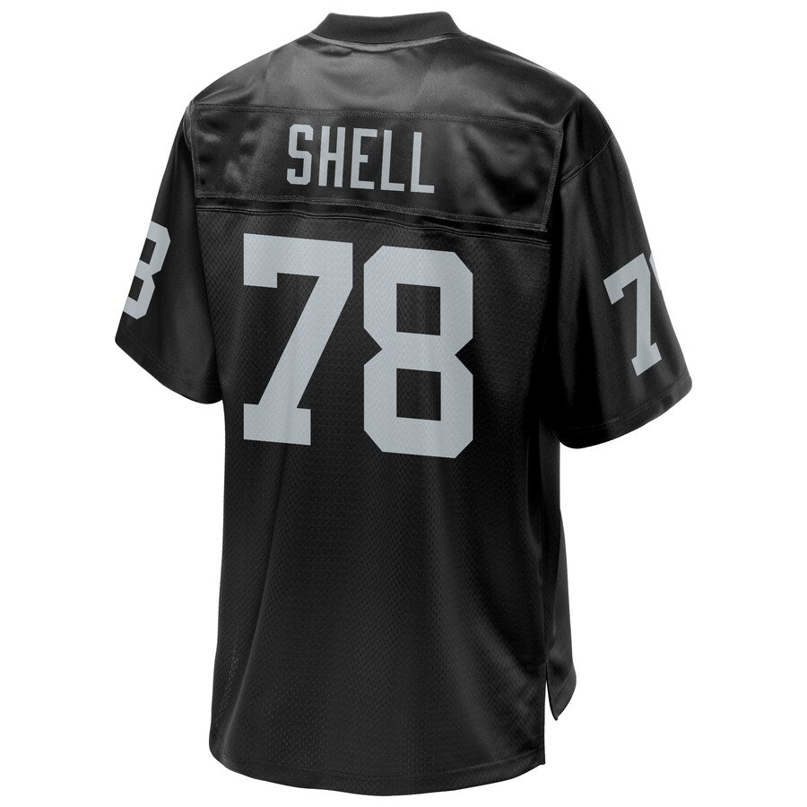 Las Vegas Raiders Art Shell NFL jersey front view