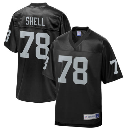 Las Vegas Raiders Art Shell NFL jersey front view