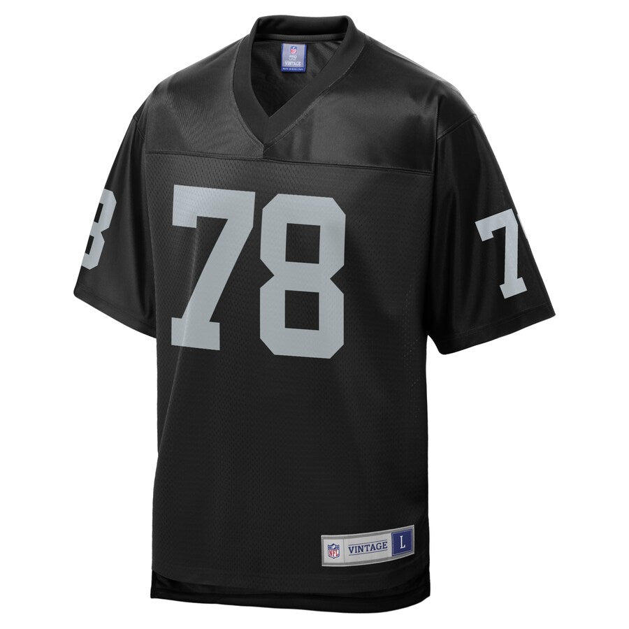 Las Vegas Raiders Art Shell NFL jersey front view
