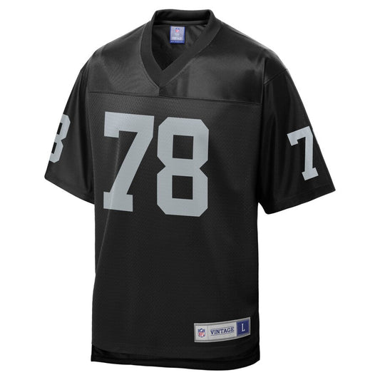 Las Vegas Raiders Art Shell NFL jersey front view