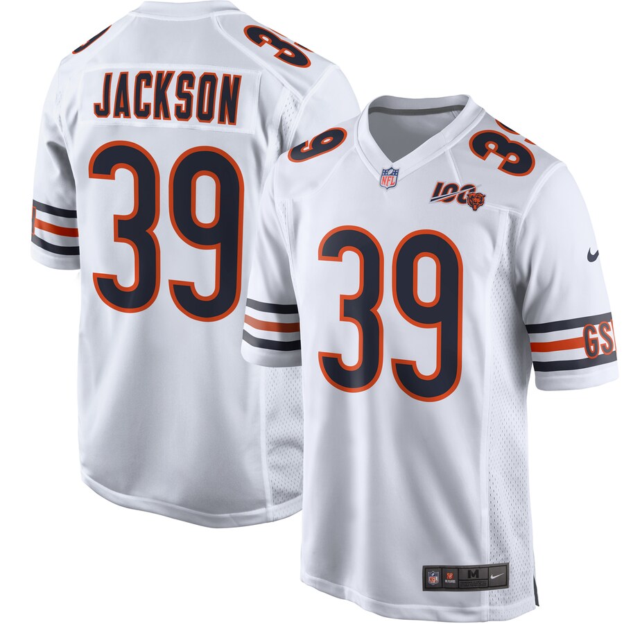 Chicago Bears Eddie Jackson 100th Season NFL jersey front view
