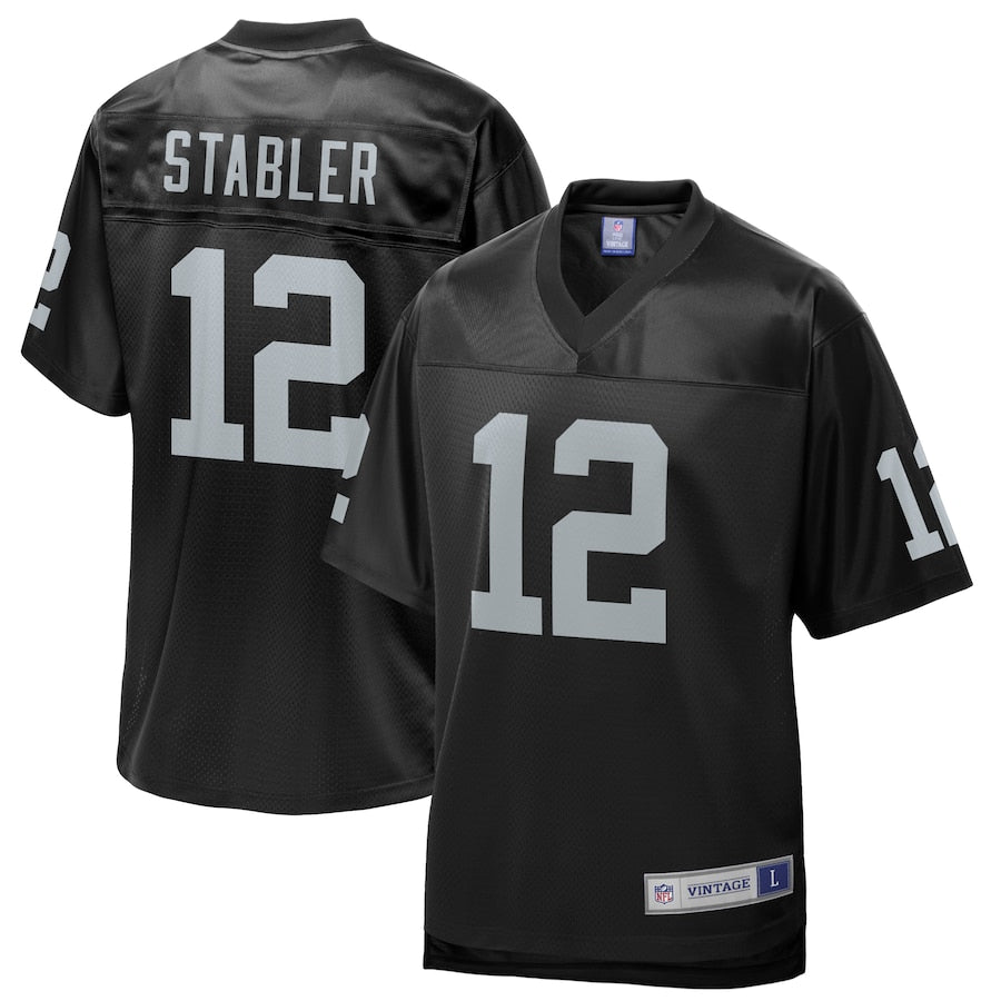 Las Vegas Raiders Ken Stabler NFL jersey front view