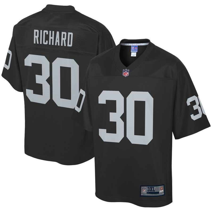 Las Vegas Raiders Jalen Richard Big Tall NFL jersey front view
