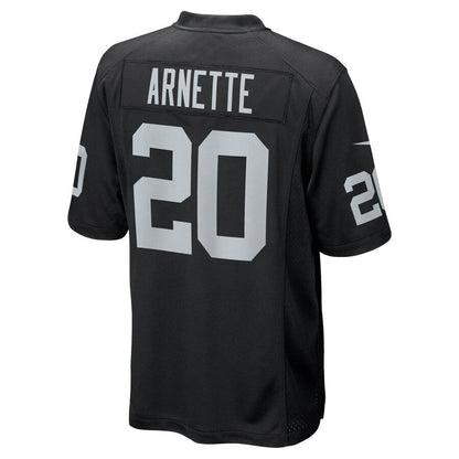 Las Vegas Raiders Damon Arnette Draft First Round NFL jersey front view