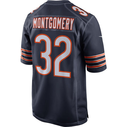 Chicago Bears David Montgomery 100th Season NFL jersey front view