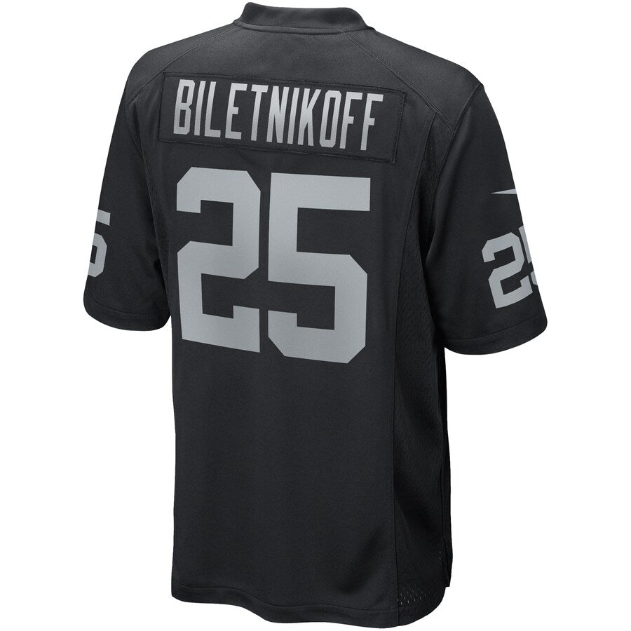 Las Vegas Raiders Fred Biletnikoff NFL jersey front view