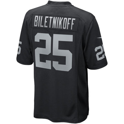 Las Vegas Raiders Fred Biletnikoff NFL jersey front view