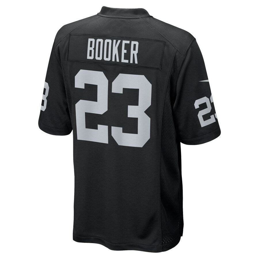 Las Vegas Raiders Devontae Booker NFL jersey front view