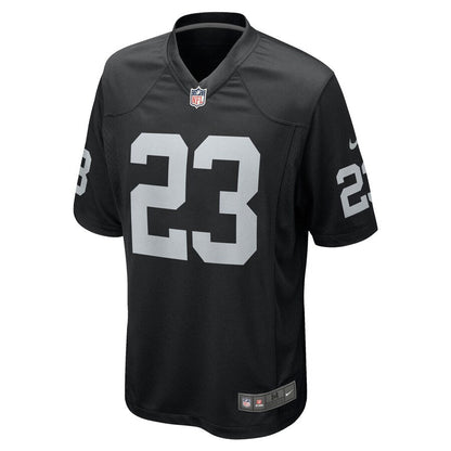Las Vegas Raiders Devontae Booker NFL jersey front view