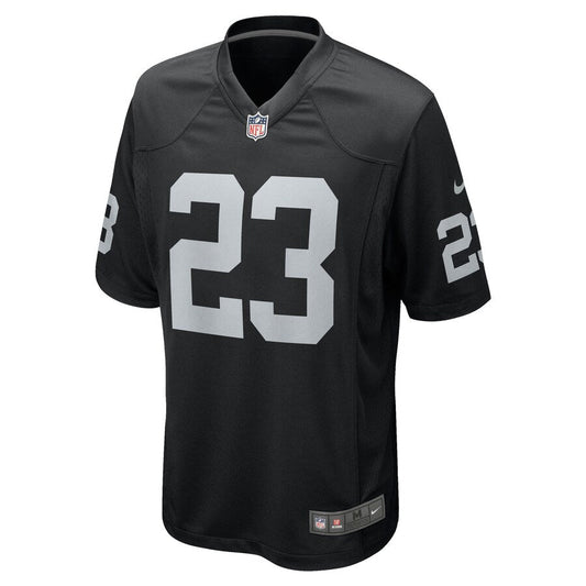 Las Vegas Raiders Devontae Booker NFL jersey front view