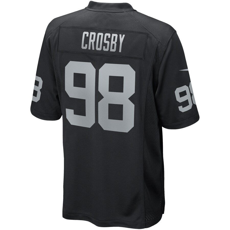Las Vegas Raiders Maxx Crosby NFL jersey front view