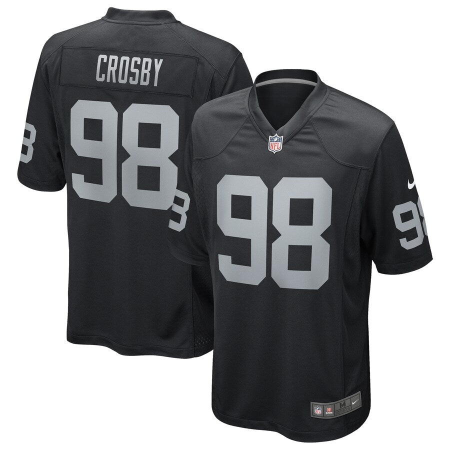 Las Vegas Raiders Maxx Crosby NFL jersey front view