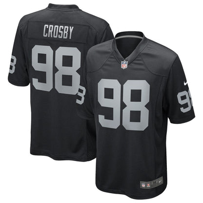 Las Vegas Raiders Maxx Crosby NFL jersey front view