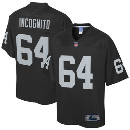Las Vegas Raiders Richie Incognito Big Tall NFL jersey front view