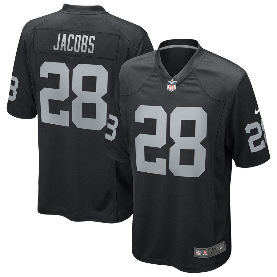 Las Vegas Raiders Josh Jacobs NFL jersey front view