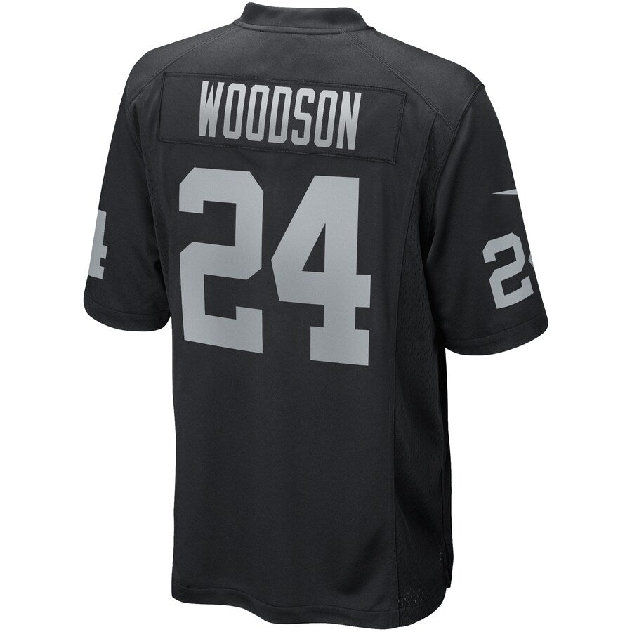 Las Vegas Raiders Charles Woodson NFL jersey front view