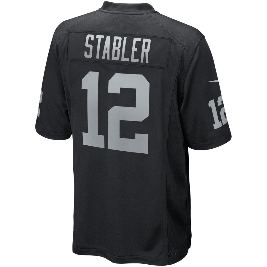 Las Vegas Raiders Ken Stabler NFL jersey front view