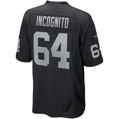 Las Vegas Raiders Richie Incognito NFL jersey front view