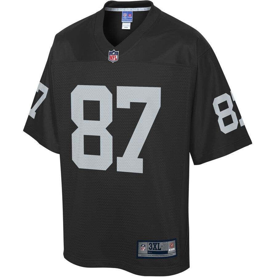 Las Vegas Raiders Foster Moreau Big Tall NFL jersey front view