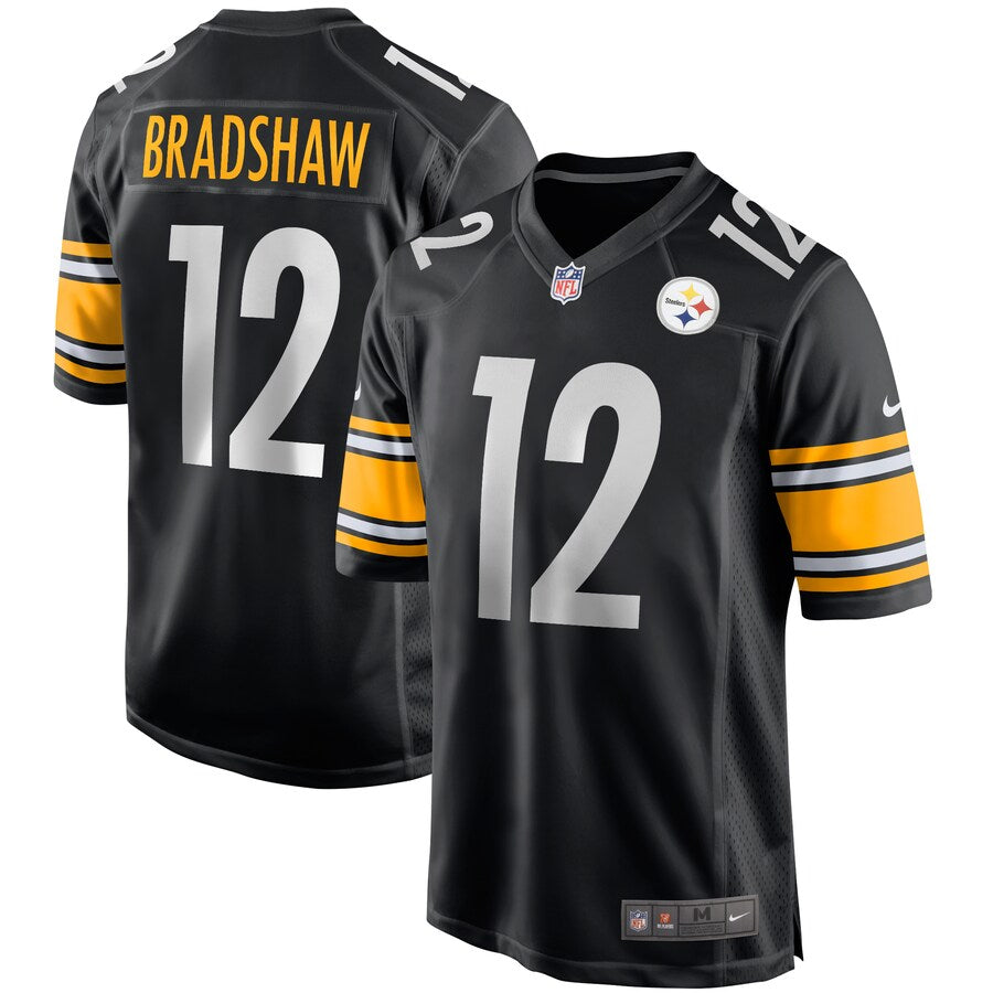 Pittsburgh Steelers Terry Bradshaw NFL jersey front view
