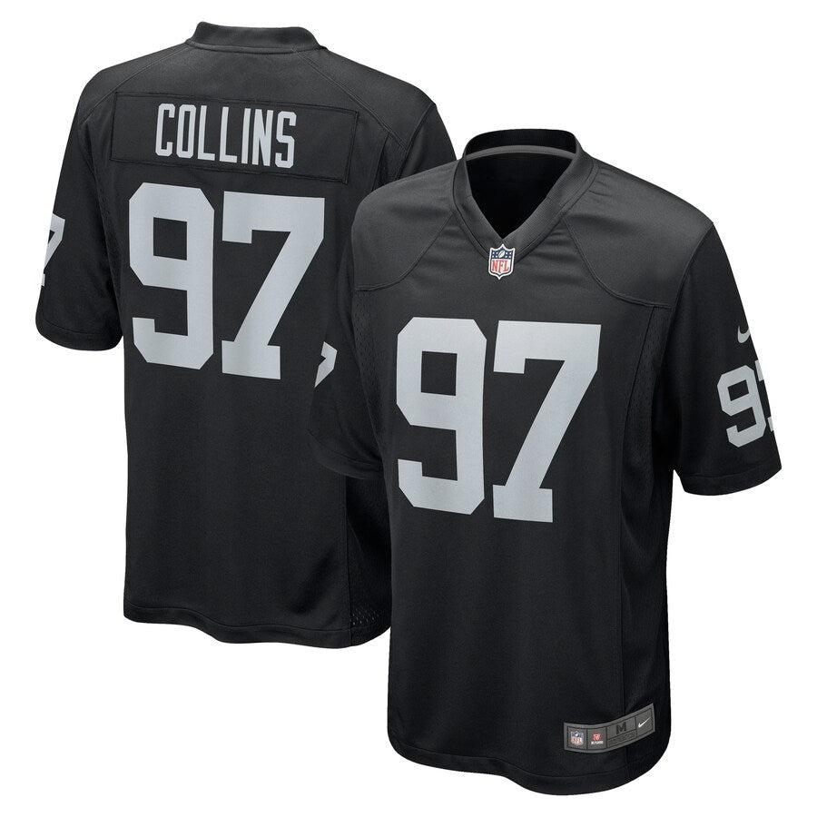 Las Vegas Raiders Maliek Collins NFL jersey front view