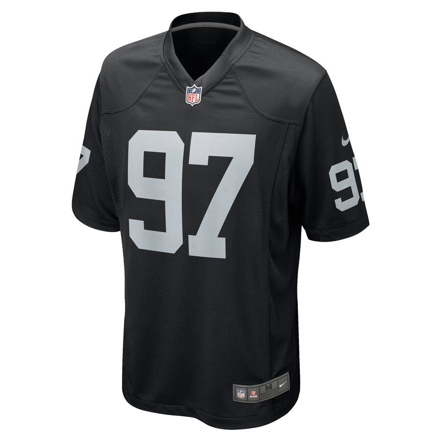 Las Vegas Raiders Maliek Collins NFL jersey front view