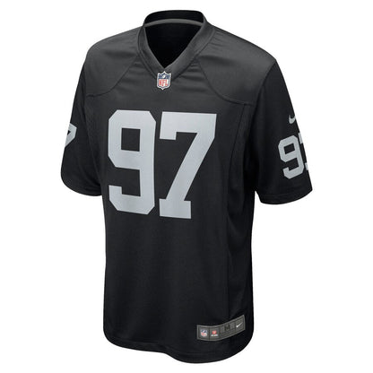 Las Vegas Raiders Maliek Collins NFL jersey front view