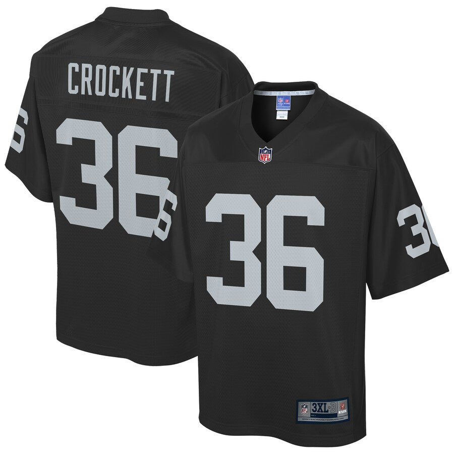 Las Vegas Raiders Damarea Crockett Big Tall NFL jersey front view
