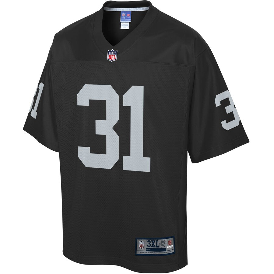 Las Vegas Raiders Isaiah Johnson Big Tall NFL jersey front view