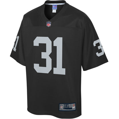 Las Vegas Raiders Isaiah Johnson Big Tall NFL jersey front view