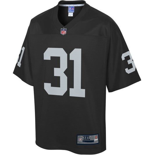 Las Vegas Raiders Isaiah Johnson Big Tall NFL jersey front view