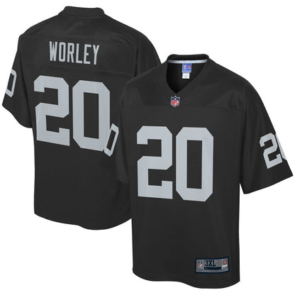 Las Vegas Raiders Daryl Worley Big Tall NFL jersey front view