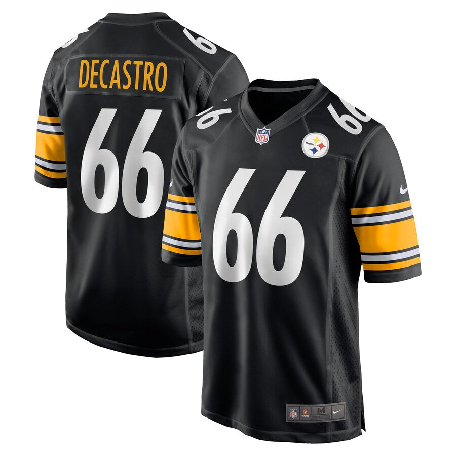 Pittsburgh Steelers David Decastro NFL jersey front view