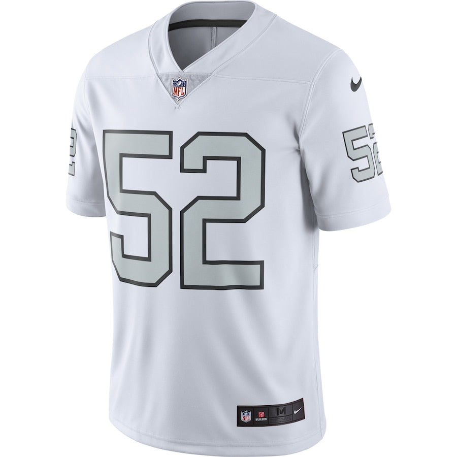 Las Vegas Raiders Khalil Mack NFL jersey front view