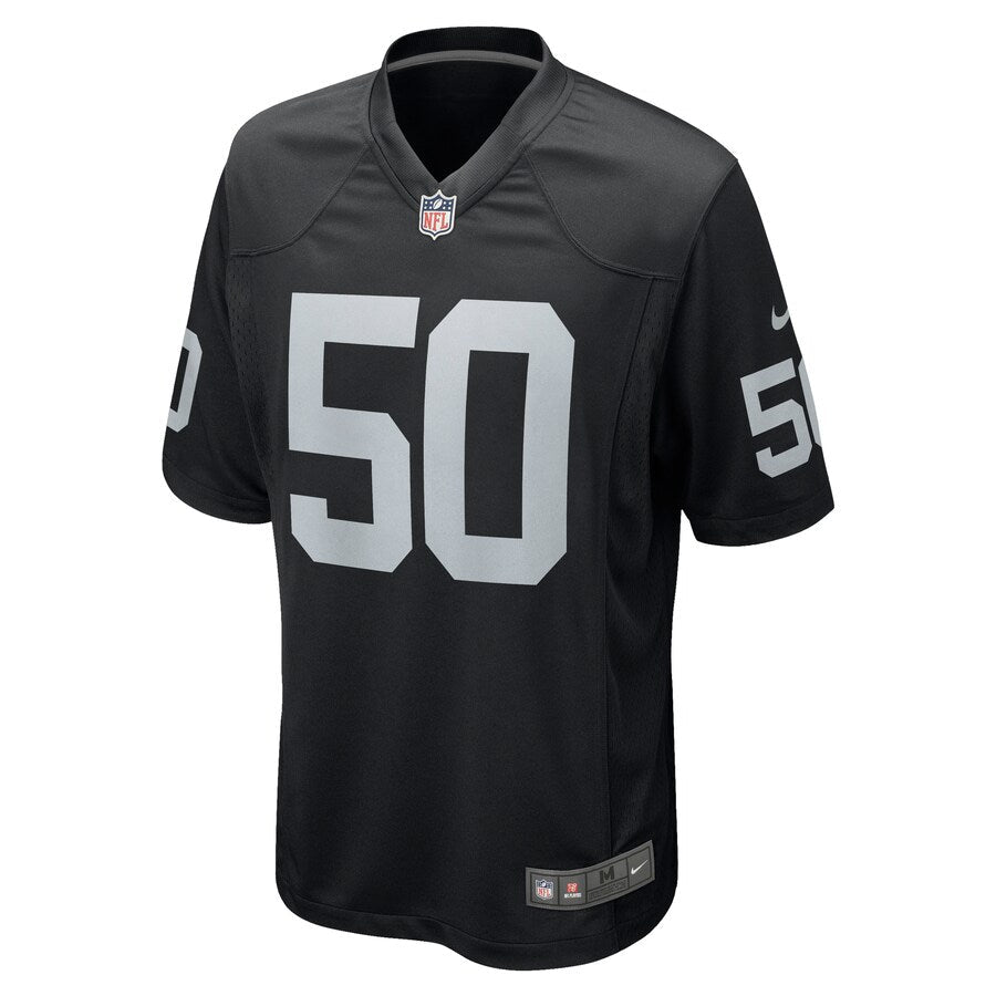 Las Vegas Raiders Nicholas Morrow NFL jersey front view
